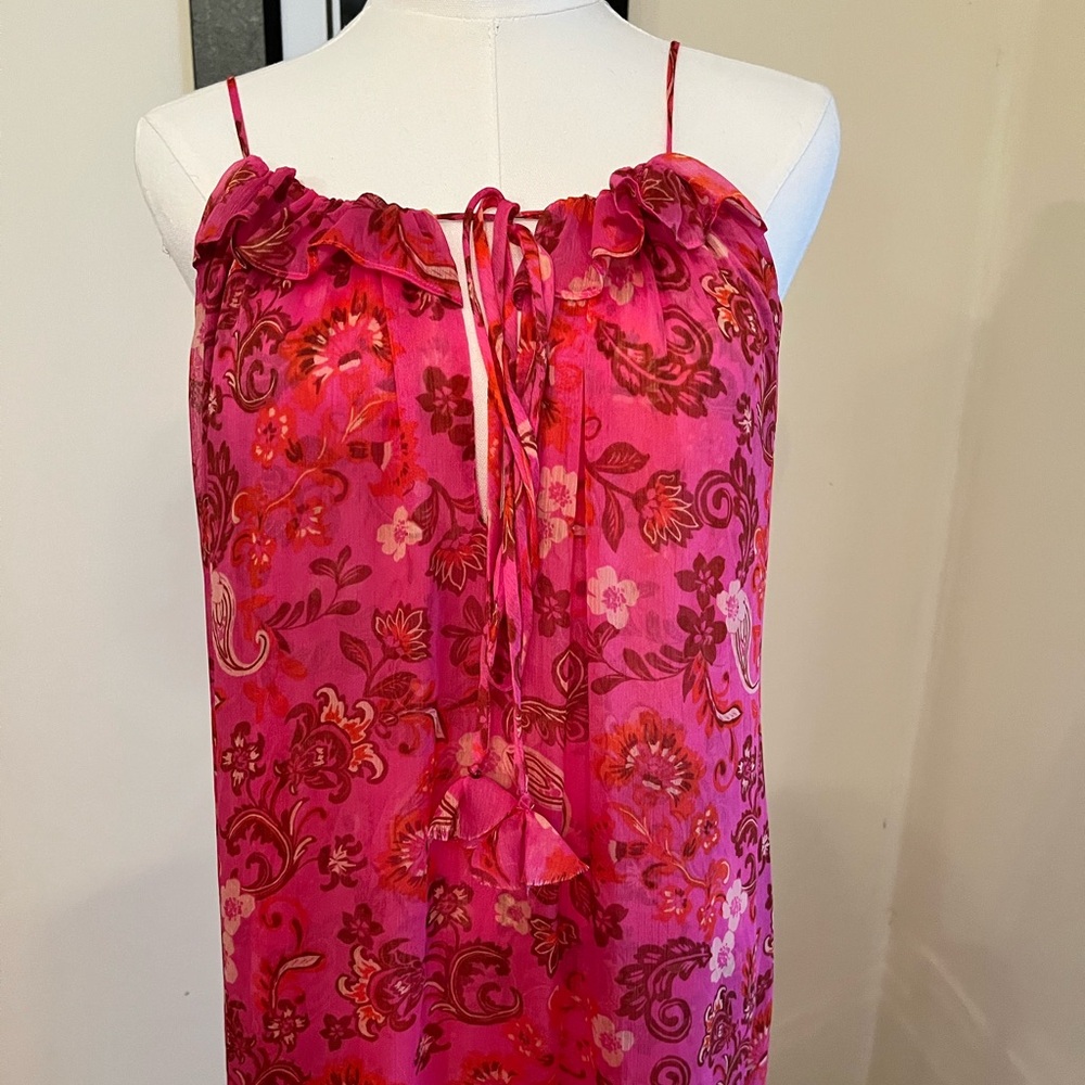 Misa Los Angeles Pink Magdalena Floral Maxi Dress - Picture 5 of 8